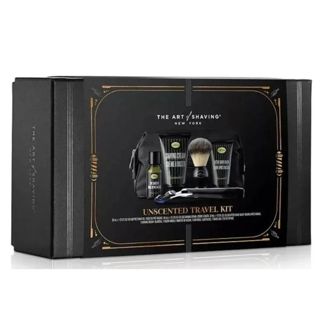 The Art of Shaving Canada | Travel Kit Morris Park Razor Synthetic Brush Unscented