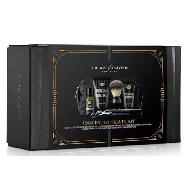 The Art of Shaving Canada | Travel Kit Morris Park Razor Synthetic Brush Unscented