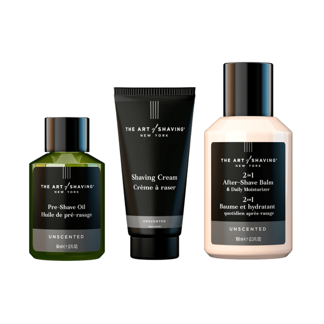 The Art of Shaving Canada | Unscented Travel Shaving Essentials Set